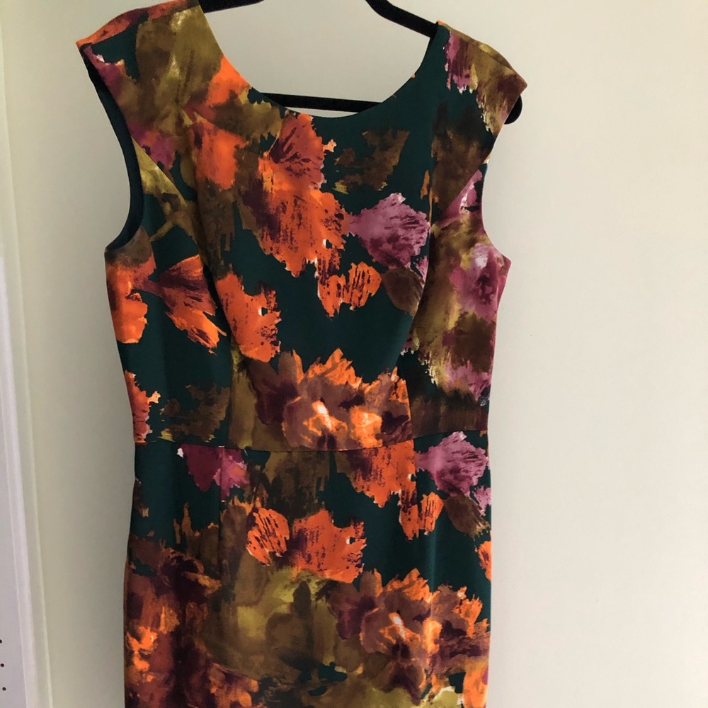 Fall Floral Dress NWOT